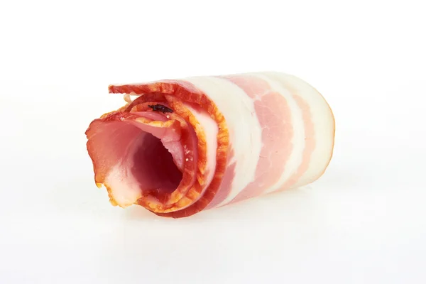 Färska skivade fläsk bacon — Stockfoto