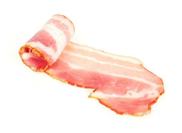 Bacon di maiale affettato fresco — Foto Stock