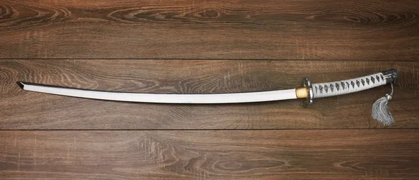 Katana, Japon kılıç — Stok fotoğraf