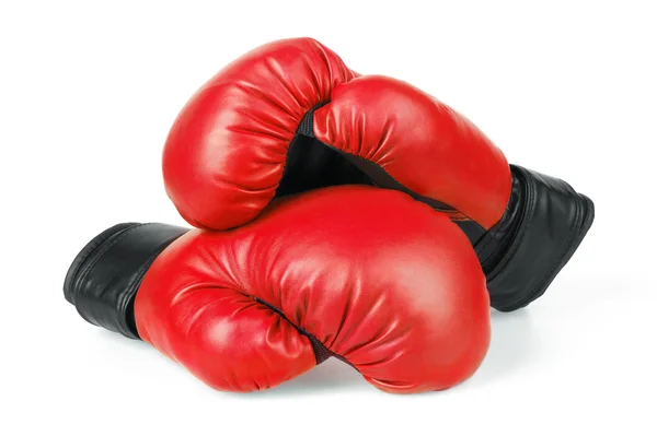 Czerwone Rękawice bokserskie — Zdjęcie stockowe