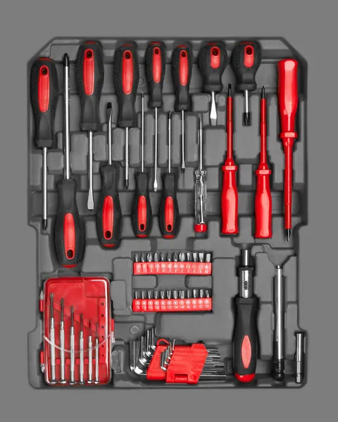 Kit voor verschillende tools — Stockfoto