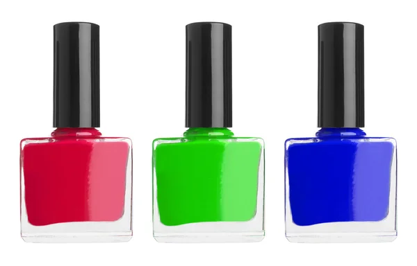Set of color nail polish — Stock Photo, Image