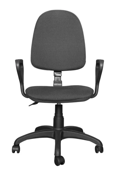 Sillón de oficina negro — Foto de Stock