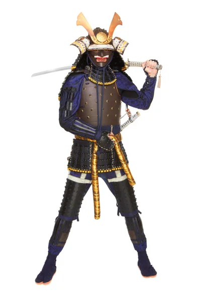 Samurai em armadura — Fotografia de Stock