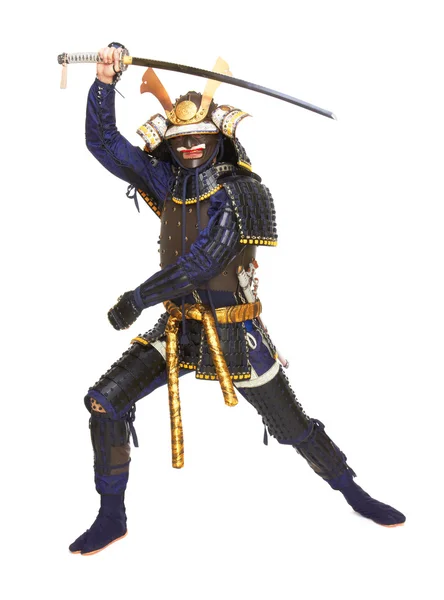 Samurai in armor — Stock Photo, Image