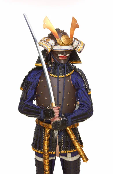 Samurai in harnas — Stockfoto