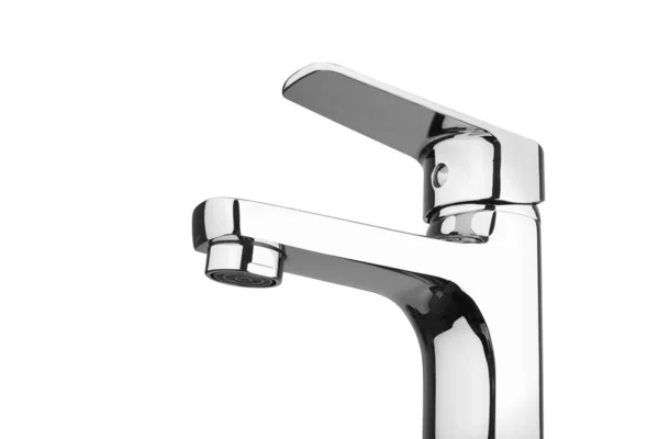 Mixer Cold Hot Water Modern Bathroom Faucet Bathroom Tap Chrome — Stock Photo, Image