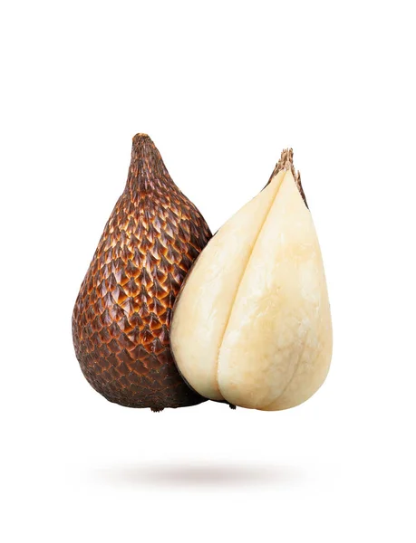 Salak Fruit Geïsoleerd Witte Achtergrond — Stockfoto