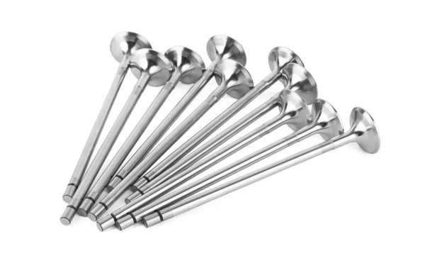 Engine Valves Isolated White Background — Stockfoto