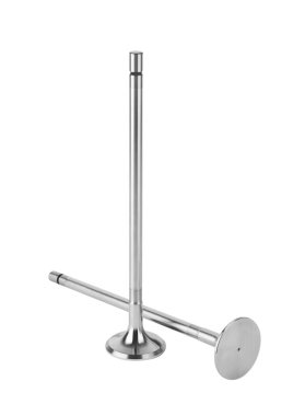 Motor valfleri beyaz arkaplanda izole edildi