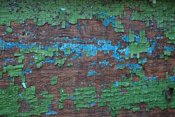 Vecchia superficie dipinta in legno — Foto Stock