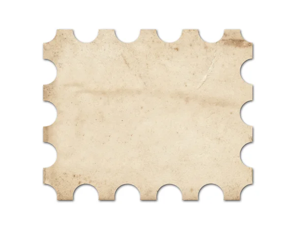 Blank vintage post stamp. Saved with clipping path. — Stock Photo, Image