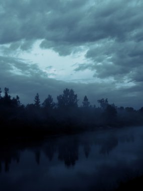 nehir, gece