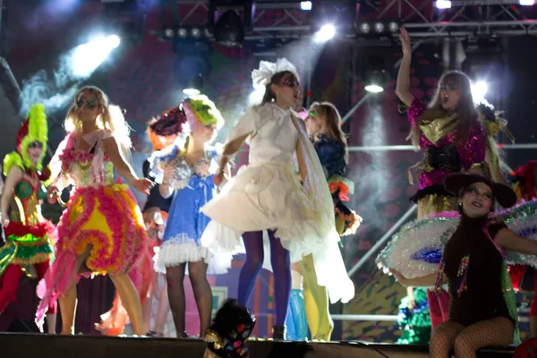 Novosibirsk Rusia Septiembre 2011 Carnaval Honor Apertura Del Foro Internacional — Foto de Stock