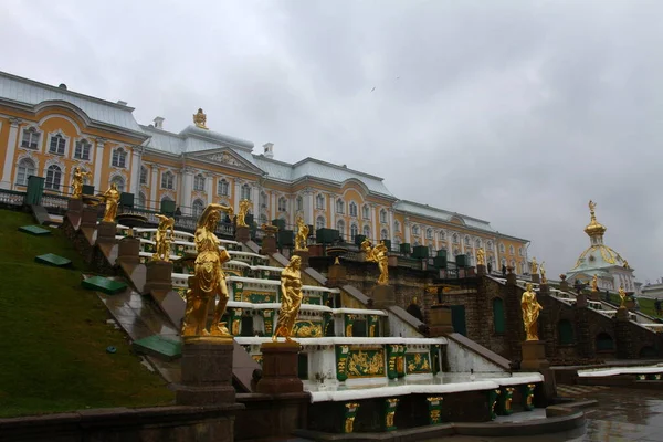Petergof Petersburg Russia Νοεμβριου 2021 Λεπτομέρειες Και Αρχιτεκτονική Της Πόλης — Φωτογραφία Αρχείου