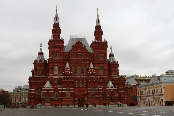 Moscow Russia November 2021 Walking Red Square Famous Place Russia — Stock Photo, Image