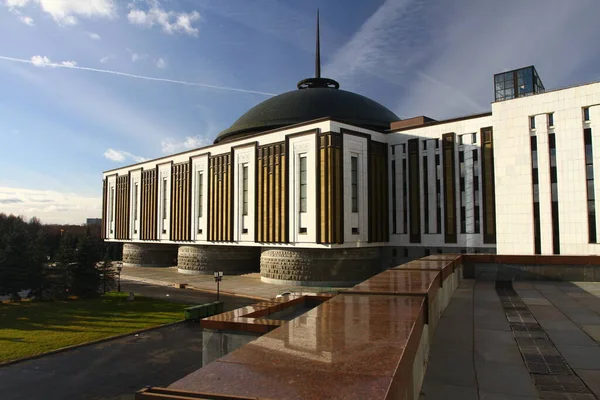 莫斯科 俄罗斯 2021年11月7日 Poklonnaya Gora 胜利公园 纪念俄罗斯战胜拿破仑的露天博物馆 — 图库照片