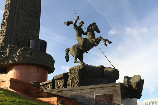 Moscow Russia November 2021 Poklonnaya Gora Victory Park Open Air — Stock Photo, Image