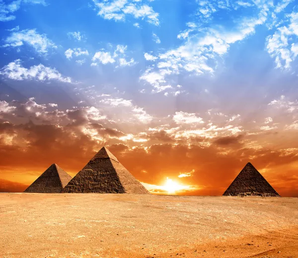 Mısır piramit Stok Fotoğraf
