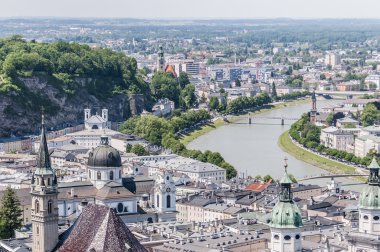 salzburg, Avusturya ile yoluna partnerliğindeki Nehri