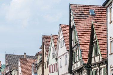 esslingen blarer meydanında am neckar, germanny