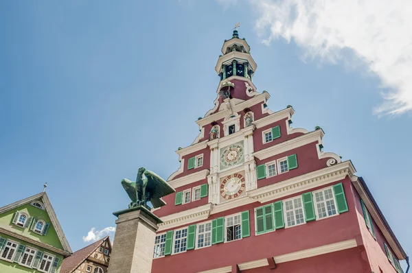 Oude stadhuis in esslingen am nechar, Duitsland — Stockfoto