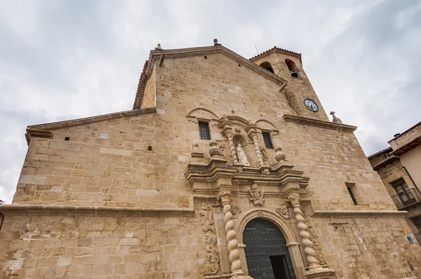 San bartolome kirche in beceite, teruel — Stockfoto