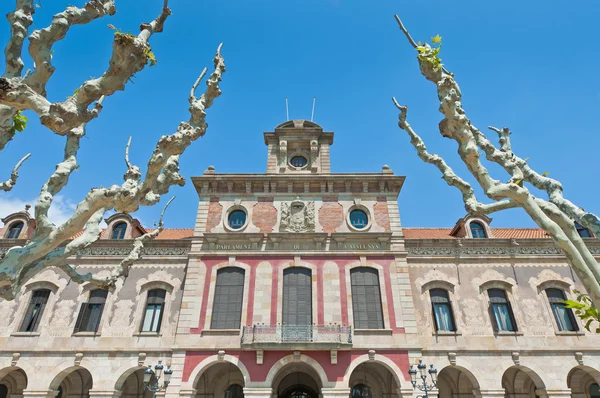 Parlamento della Catalogna a Barcellona, Spagna — Foto Stock