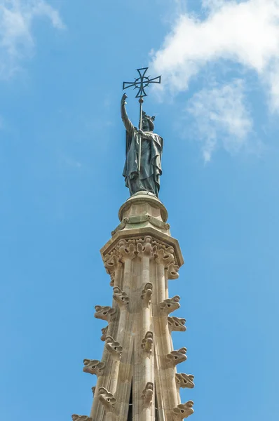 在加泰罗尼亚，西班牙巴塞罗那大教堂 — 图库照片