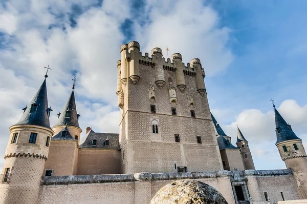 Alcazar de Segóvia em Castela e Leão, Espanha — Fotografia de Stock