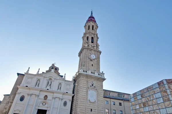 La Seo Cathedral at Zaragoza, Spain — Stock Photo, Image