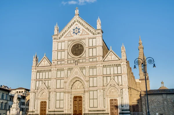 Bazylika Świętego Krzyża w Florencja, Włochy — Zdjęcie stockowe