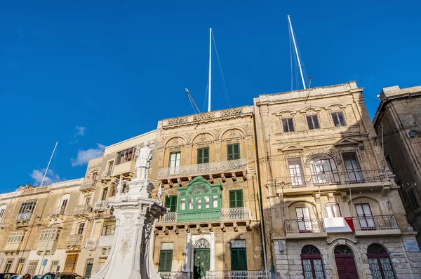 Saint lawrence in vittoriosa square in birgu, malta — Stockfoto
