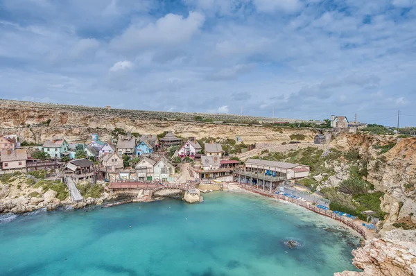 Popeye Village en Anchor Bay en Malta —  Fotos de Stock