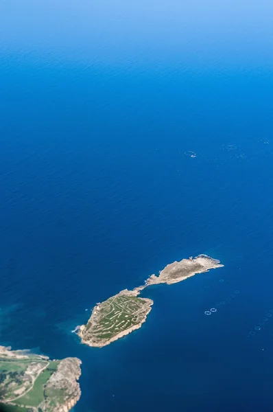 Saint Paul's Islands in Malta from the air — Stock Photo, Image