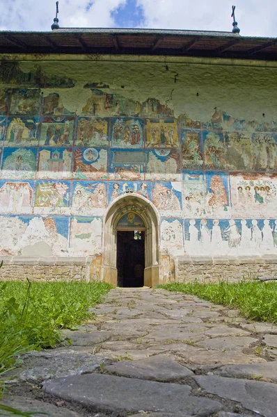 Sucevita 修道院在马拉，罗马尼亚 — 图库照片