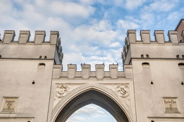 La Puerta de Karlstor en Stachus en Munich, Alemania — Foto de Stock