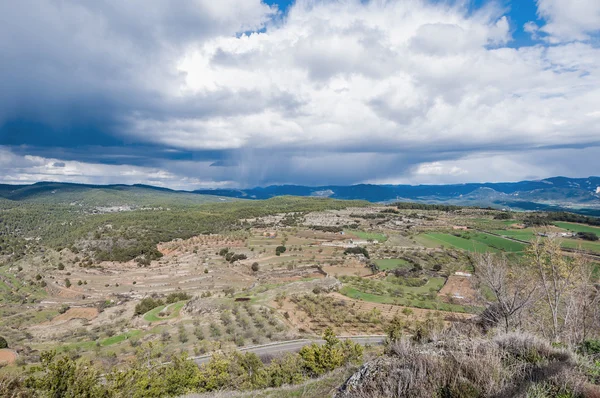 Monroyo Köyü, teruel, İspanya — Stok fotoğraf