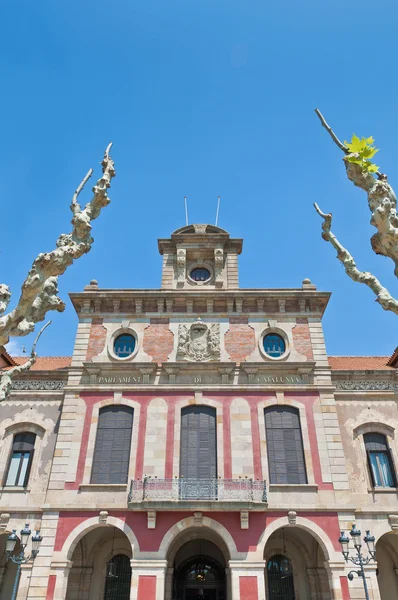 Parlament Katalonii w barcelona, Hiszpania — Zdjęcie stockowe