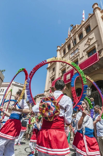Ball de Cercolets na Festa Major em Sitges, Espanha — Fotografia de Stock