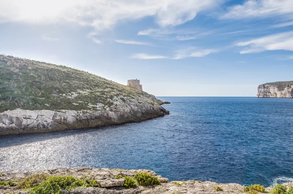 Xlendi bay na wyspie gozo malta. — Zdjęcie stockowe