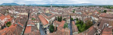 lucca Toskana, İtalya'nın genel görünümü
