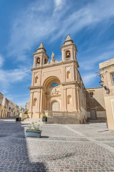 Εκκλησία του Αγίου Πέτρου σε εποχιακό ενθουσιασμό, Μάλτα — Φωτογραφία Αρχείου