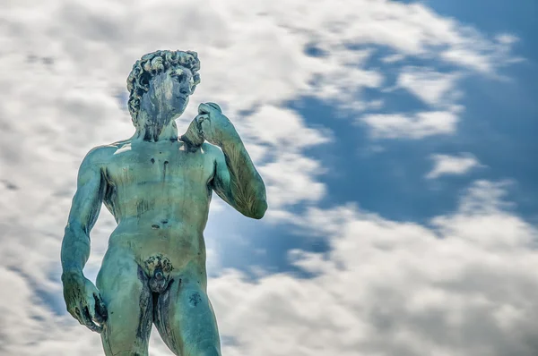 David au Piazzale Michelangelo à Florence, Italie — Photo