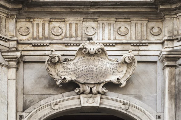 Facciata dell'edificio Castellania a La Valletta, Malta — Foto Stock