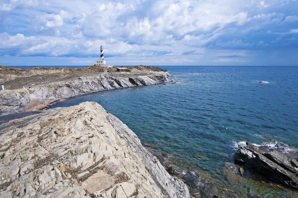 Favaritx lighthouse — Stock Photo, Image