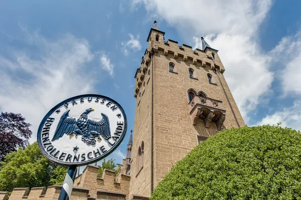 Burg Hohenzollern in Baden-Württemberg, Deutschland — Stockfoto