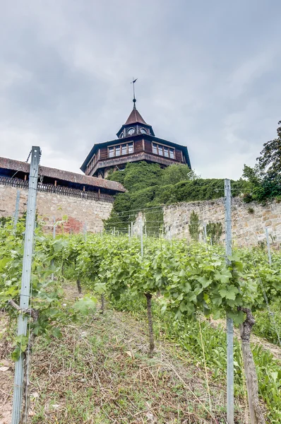 Esslingen am neckar kasteel grote toren, Duitsland — Stockfoto