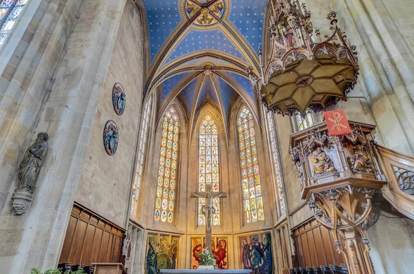 Kościół Matki Boskiej w esslingen am neckar, Niemcy — Zdjęcie stockowe