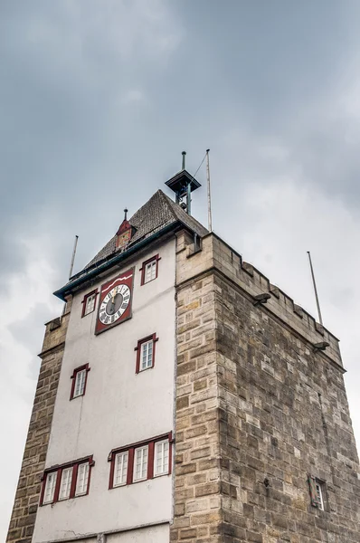 Esslingen kulede pliensauturm am neckar, Almanya — Stok fotoğraf